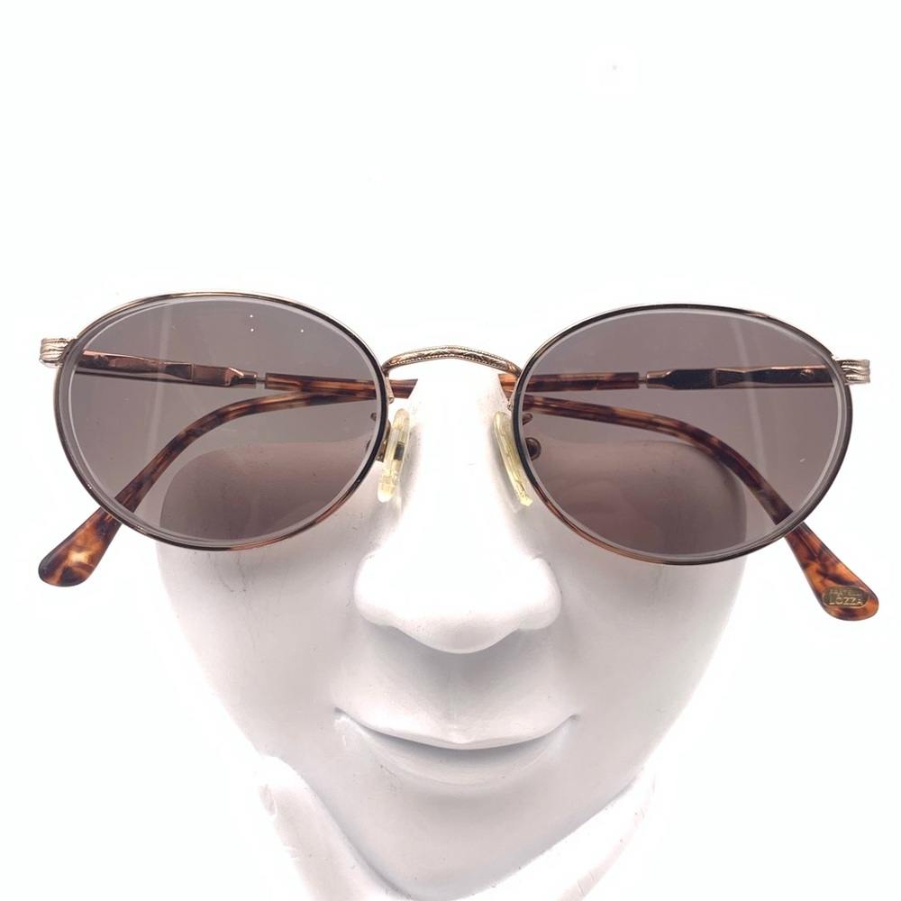 Vintage Fratelli Lozza Gold Oval Sunglasses Frames